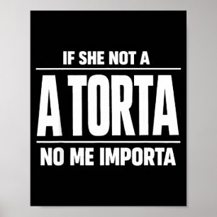 Lustiges Torta-Stampfer-Meme, wenn nicht eine Tort Poster