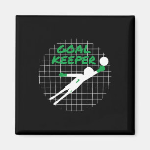 Lustiges Torwart-Geschenk-Shirt Fürchte Den Torwar Magnet