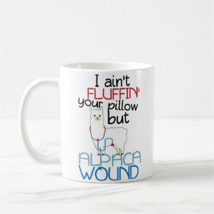 Lustiges Trauma-Krankenschwester-Alpaka-WundeCofee Kaffeetasse