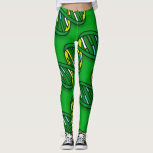 Lustiges trendiges Wissenschafts-DNA abstrakt gemu Leggings