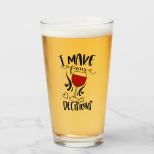 Lustiges trinkendes Wortspiel, das ich mache, Glas