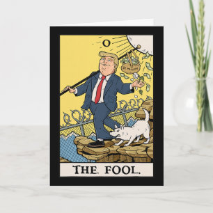 Lustiges Trump Der Narr Tarotkarten-Shirt Lustiges Karte