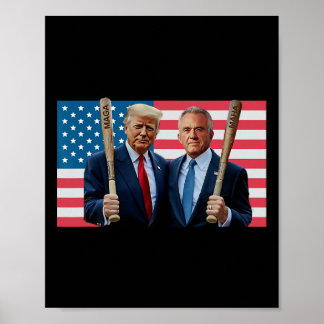 Lustiges Trump Kennedy Mega Maha Verkauf T Usa Fla Poster