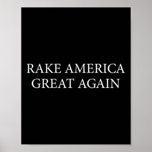 Lustiges Trump-Rechen Amerika wieder großartiger G Poster