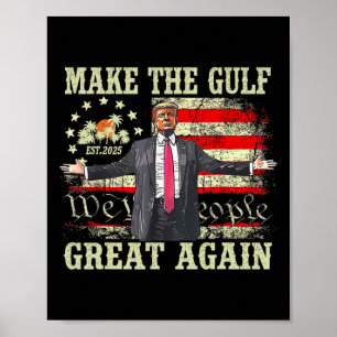 Lustiges Trump-Shirt: Mach den Golf wieder großart Poster
