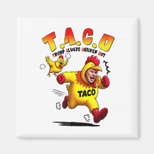 Lustiges Trump-Taco-Witz Anti-Trump-Protest-Shirt  Magnet