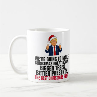 Lustiges Trump Weihnachtsgeschenk enorm Kaffeetasse