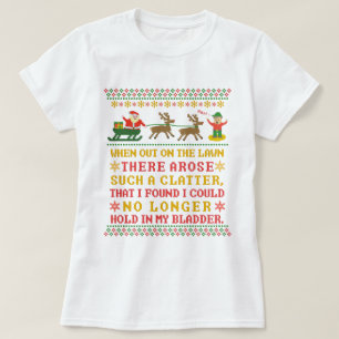 Lustiges Twas die Nacht vor T-Shirt