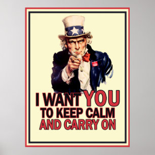 Lustiges Uncle Sam Plakat