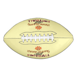 Lustiges und einprägsames Thanksgiving-Design Foot Football
