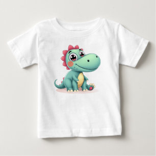 Lustiges und Spielendes Dino-Design für Jungen und Baby T-shirt