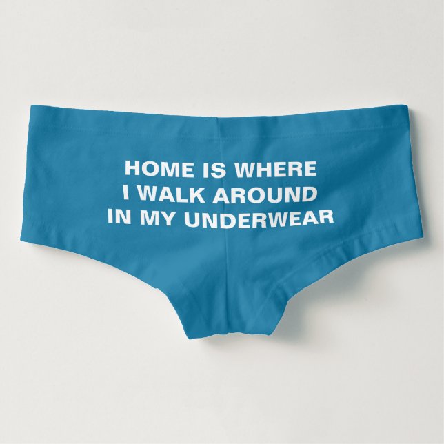 Lustiges Unterwäsche-Zitat Hotpants (Rückseite)