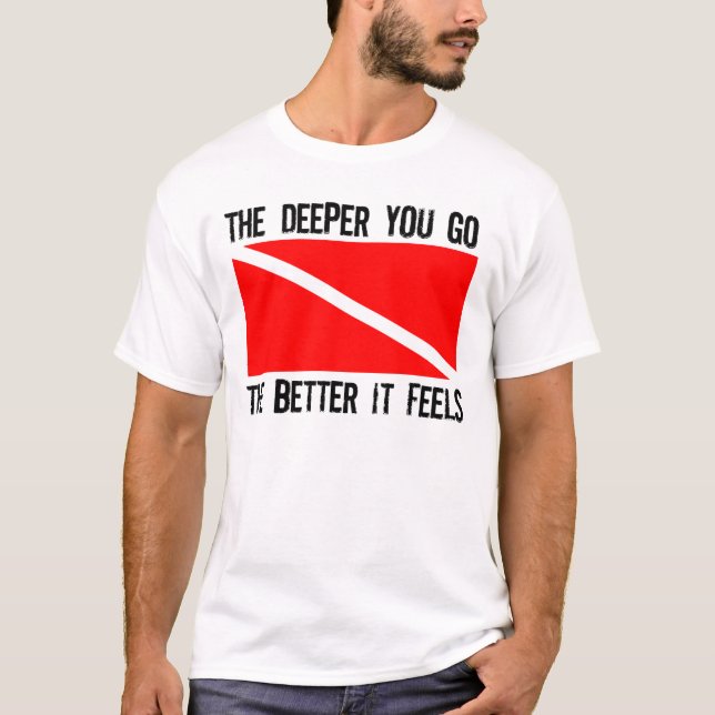Lustiges Unterwasseratemgerät-Sprichwort T-Shirt (Vorderseite)