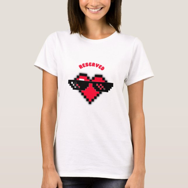 Lustiges Valentinstag T-Shirt  (Vorderseite)