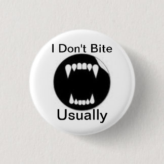 Lustiges Vampire-Sprichwort Button
