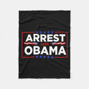 Lustiges Verhaften Obama 2025 Shirt Verhaften Obam Fleecedecke