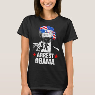 Lustiges Verhaftung Obama 2025 Shirt Verhaftung Ob