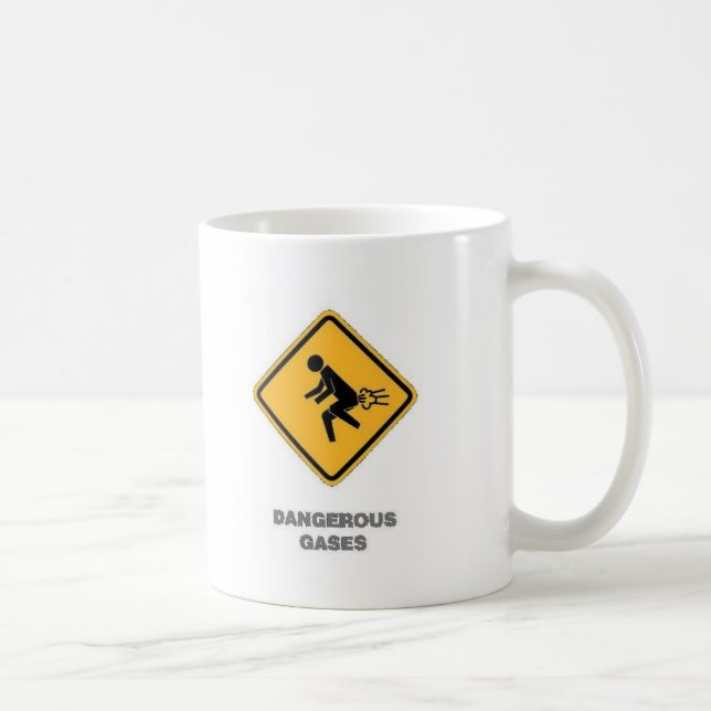 lustiges Verkehrszeichen Kaffeetasse (Rechts)