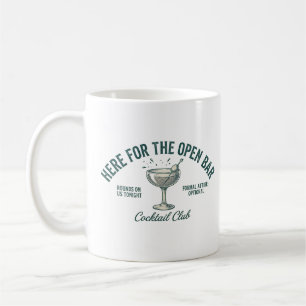 Lustiges Vintage-Cocktail-Party-Design Kaffeetasse