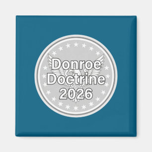 Lustiges virales Donroe-Doctrine-Meme Langarmshirt Magnet