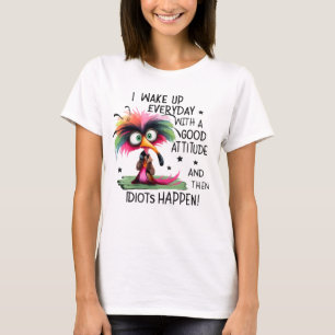 Lustiges Vogel-Motto-T-Shirt T-Shirt