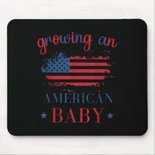 Lustiges Wachsend Ein Amerikanisches Baby Schwange Mousepad