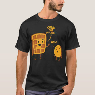 Lustiges Waffel-Thema Für Waffelliebhaber Waffel-M T-Shirt