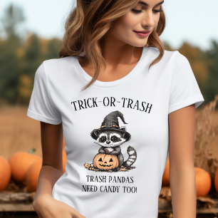Lustiges Waschbär-Halloween-Shirt T-Shirt