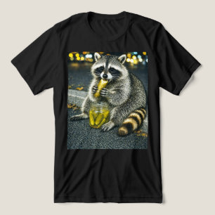 Lustiges Waschbär-Meme, das Pickles isst Tri-Blend Shirt