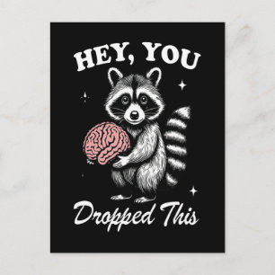 Lustiges Waschbär-T-Shirt als Geschenk für Tierlie Feiertagspostkarte