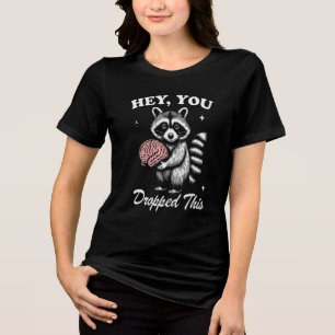 Lustiges Waschbär-T-Shirt als Geschenk für Tierlie Tri-Blend Shirt