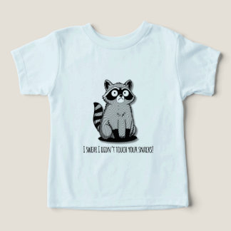 Lustiges Waschbär-T-Shirt „Ich schwöre, ich habe e