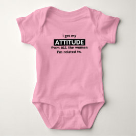 Lustiges weibliches Haltungs-Shirt Baby Strampler