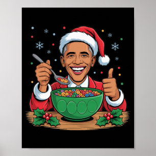 Lustiges Weihnachten 2026 Oma 2028 Weihnachtsmann  Poster