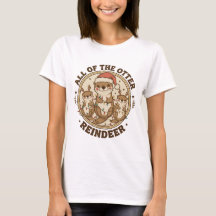 Lustiges Weihnachten "All Of The Otter Reindeer"
