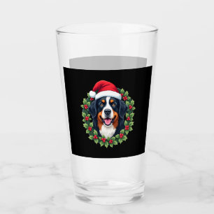 Lustiges Weihnachten Berner Sennenhund Tank Top Glas