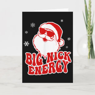 Lustiges Weihnachten Big Nick Energy Santa Unartig Karte