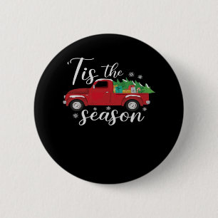 Lustiges Weihnachten Die Zeit ist da Button