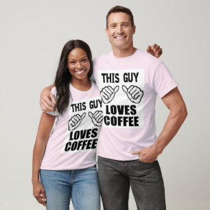 Lustiges Weihnachten dieser Typ-Liebe-Kaffee T-Shirt
