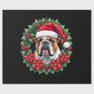 Lustiges Weihnachten English Bulldog Tank Top Geschenkpapier