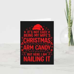 Lustiges Weihnachten Es ist nicht leicht, der Arm  Karte