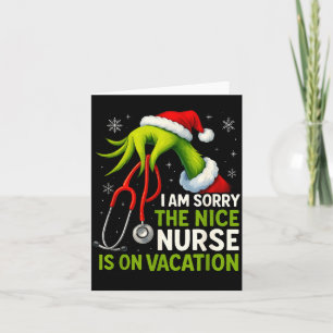 Lustiges Weihnachten, es tut mir leid, die Nischen Karte