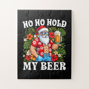 Lustiges Weihnachten Ho Ho Halt Mein Bier Santa