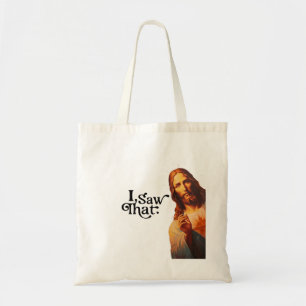 Lustiges Weihnachten, ich sah, dass Jesus, ich sah Tragetasche