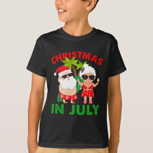 Lustiges Weihnachten im Juli Herr und Frau Weihnac T-Shirt