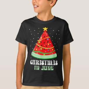Lustiges Weihnachten im Juni _ Wassermelonenbaum _ T-Shirt