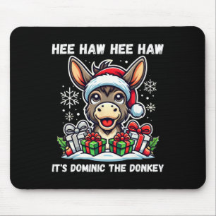 Lustiges Weihnachten Italienischer Weihnachts Esel Mousepad