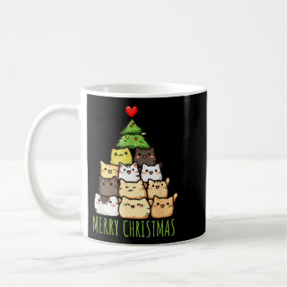Lustiges Weihnachten Katzenliebe-Shirt _ Süße Katz Kaffeetasse