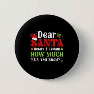 Lustiges Weihnachten Kinder Jungen Mädchen Lieber Button