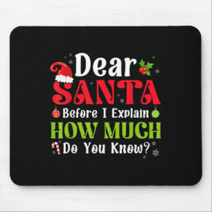 Lustiges Weihnachten Kinder Jungen Mädchen Lieber Mousepad
